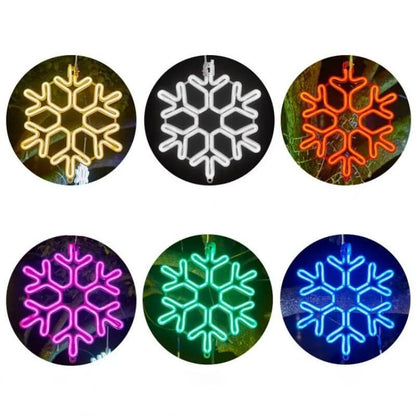 LED-Girlande Schneeflocke Wasserdicht - Weihnachtsdekoration Außen