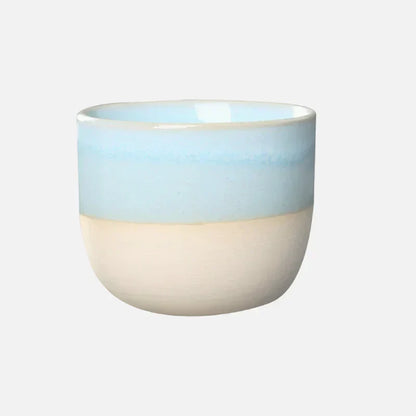 Handgefertigte Keramiktasse – Blau-Glasierte Teeschale