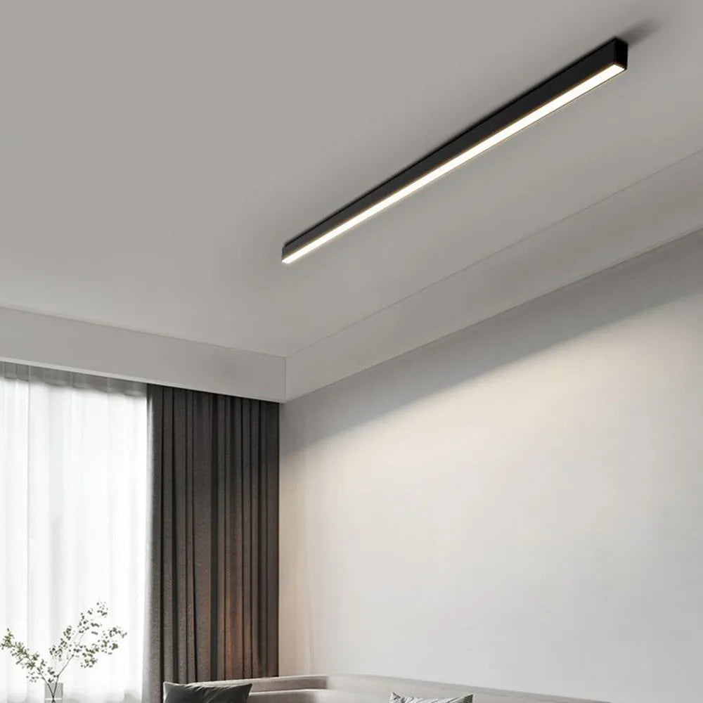 LED-Deckenleuchte modernes schwarzes Metalldesign