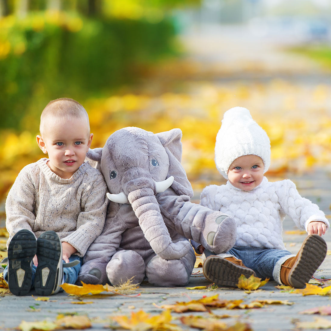 Kuschelkissen Elefantenbaby