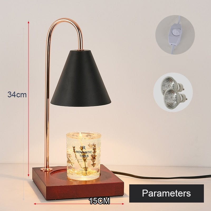 Tischlampe schmelzende Kerzen