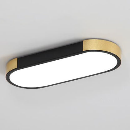 Garduru Minimalistische LED Deckenleuchte | Rechteckige Ringform | Dimmbar & Modernes Design