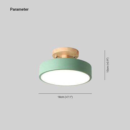 Garduru Holz LED Deckenleuchte – Dimmbar 36W natürliche Eleganz