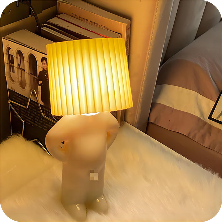 Verspielte kabellose Tischlampe mit einzigartigem Design – Tragbare wiederaufladbare LED-Lampe für fröhliche Innenräume
