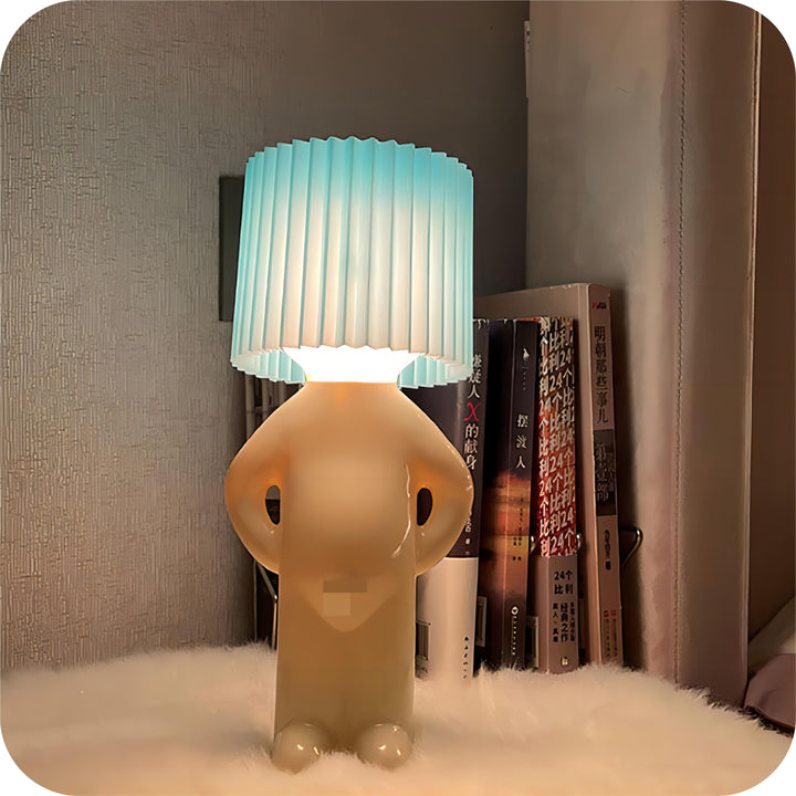 Verspielte kabellose Tischlampe mit einzigartigem Design – Tragbare wiederaufladbare LED-Lampe für fröhliche Innenräume