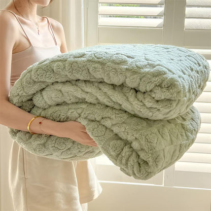 Cloud Warmth Sherpa Fleece-Decke