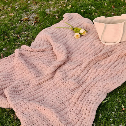 Vintage Chunky Strickdecke