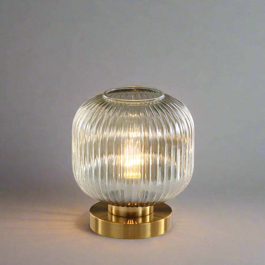 AmberGlow – Luxus Tischlampe mit skandinavischer Wärme