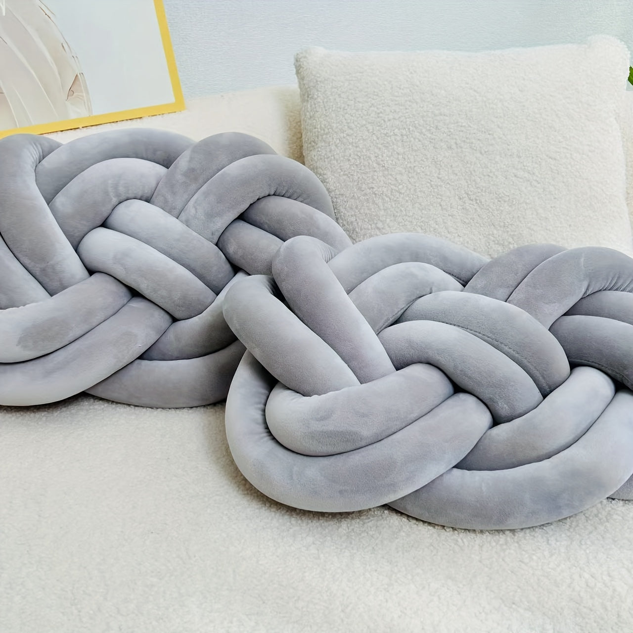 Garduru Set Plüsch Ballkissen – Weiche Deko für Bett & Sofa