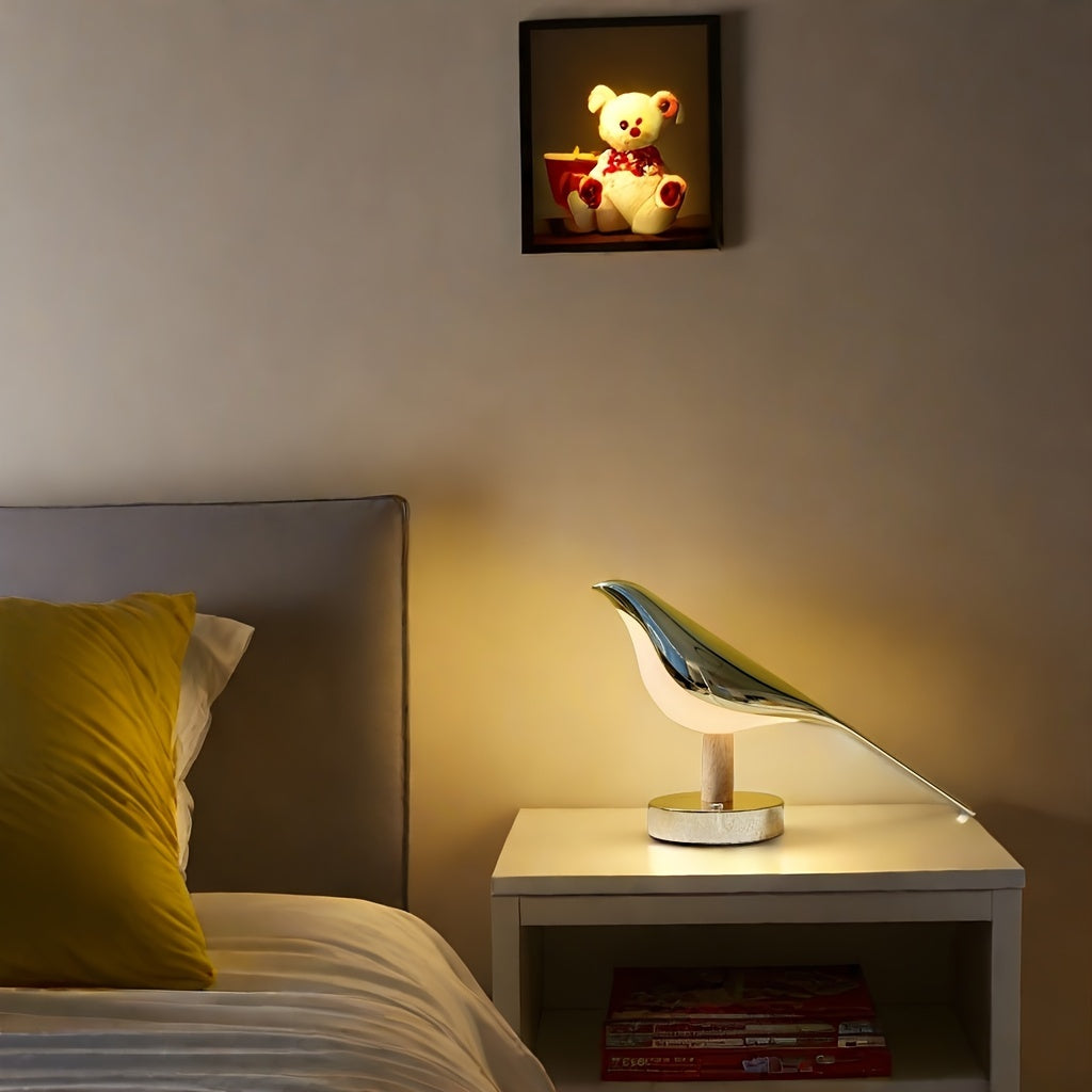 Vogelförmige LED-Lampe – Eleganz und Ruhe in jedem Raum