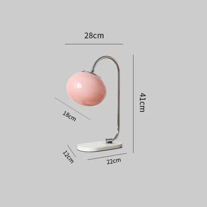 Garduru Metall- und Glas-Tischlampe