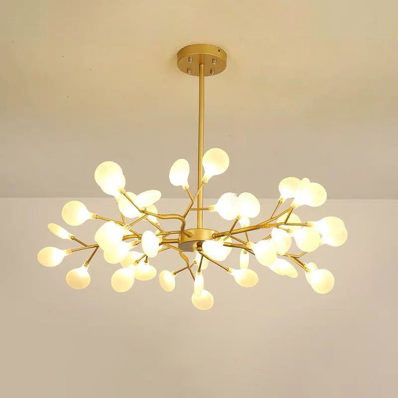 Chandelier LED Design Libelle – Moderne Acrylleuchte mit Glühwürmchenblättereffekt