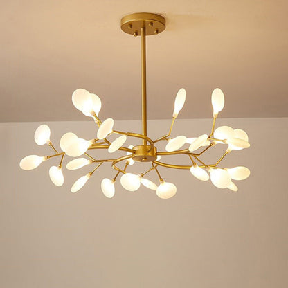 Chandelier LED Design Libelle – Moderne Acrylleuchte mit Glühwürmchenblättereffekt