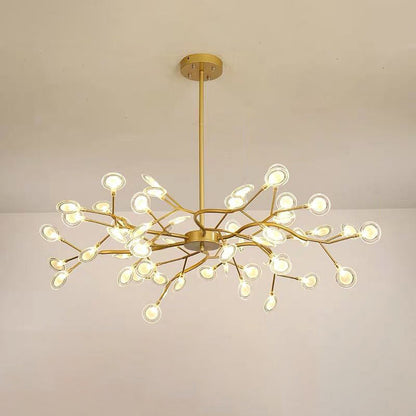 Chandelier LED Design Libelle – Moderne Acrylleuchte mit Glühwürmchenblättereffekt