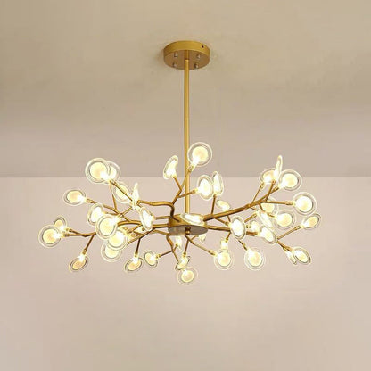 Chandelier LED Design Libelle – Moderne Acrylleuchte mit Glühwürmchenblättereffekt