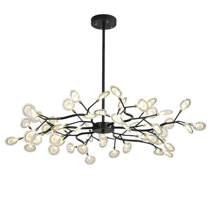 Chandelier LED Design Libelle – Moderne Acrylleuchte mit Glühwürmchenblättereffekt