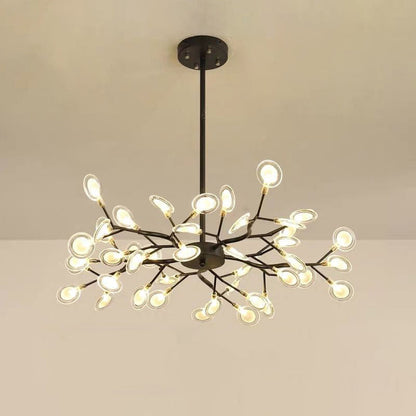 Chandelier LED Design Libelle – Moderne Acrylleuchte mit Glühwürmchenblättereffekt