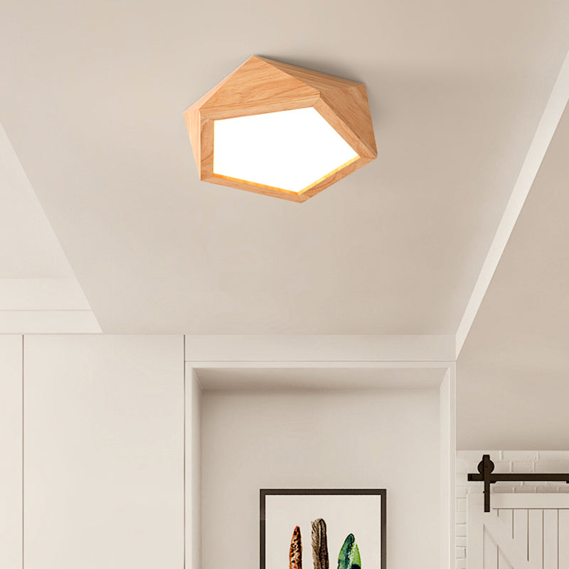 Garduru - Holz Deckenleuchte Semi Flush Mount für Moderne Flure