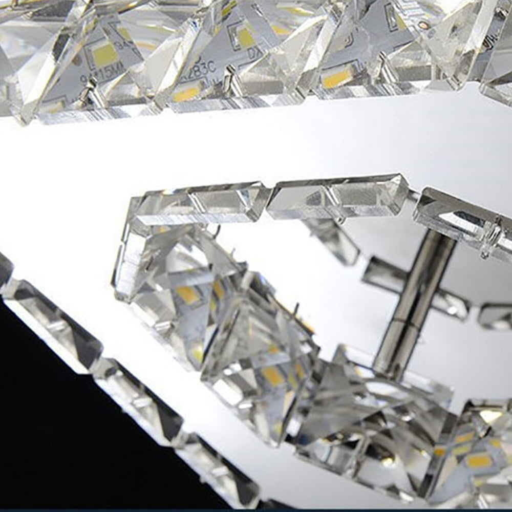 Deckenleuchte Kristall LED Modern Flush Fixture