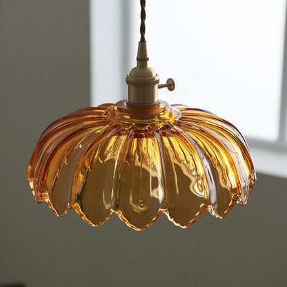 Pendant-Leuchte Vintage Glas Hängelampe