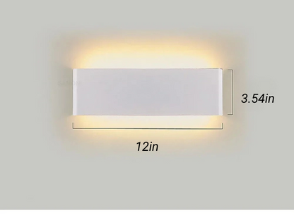 Aluminium Wandleuchte LED Badezimmer Wohnzimmer Wandmontierte Lampe