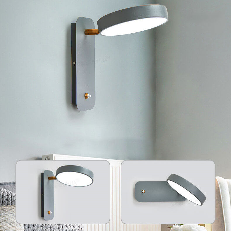 Garduru Nordic LED Wandleuchte | Drehbar | 3 Lichtfarben | Leselampe | Minimalistisches Design