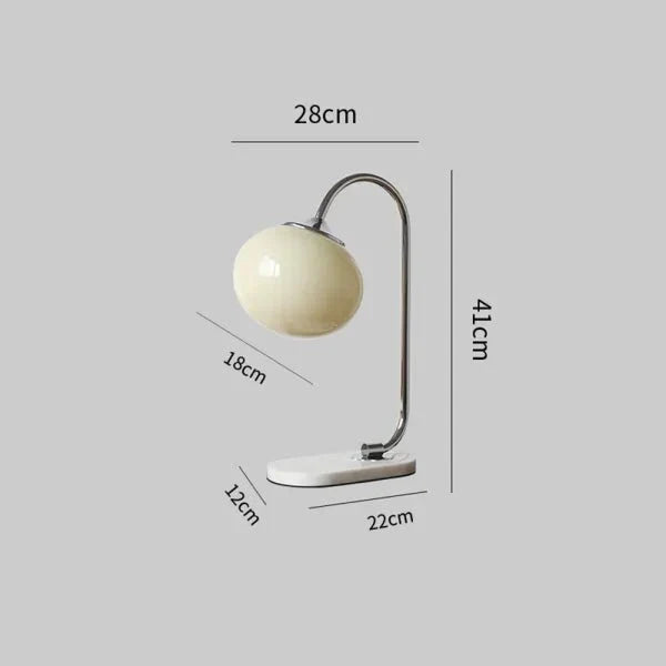 Garduru Metall- und Glas-Tischlampe