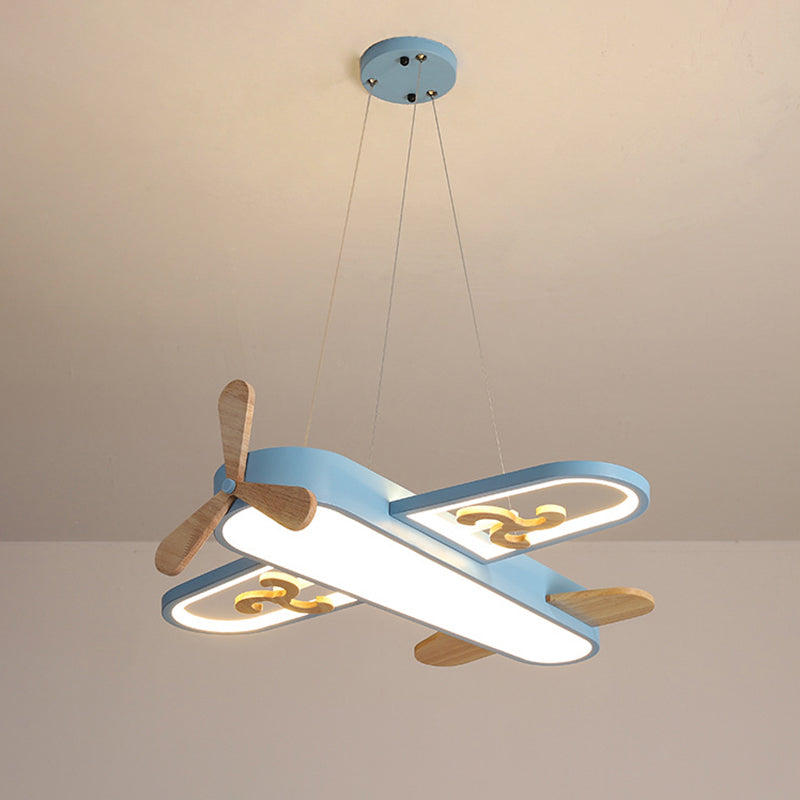 Kinder Deckenleuchte Flugzeugdesign Acryl Pendelleuchte