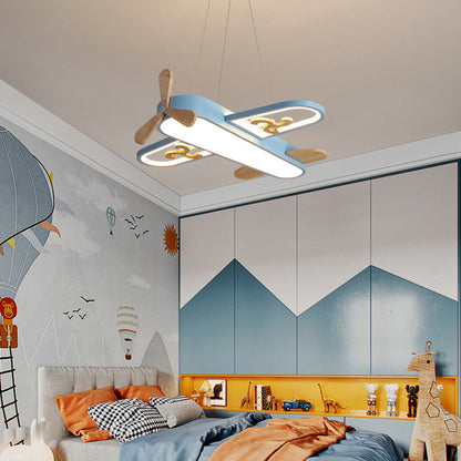Kinder Deckenleuchte Flugzeugdesign Acryl Pendelleuchte