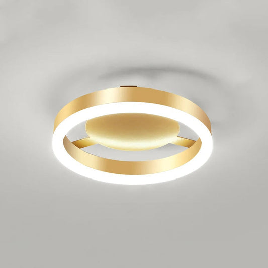 Zeitgenössische Gold-LED-Deckenleuchten