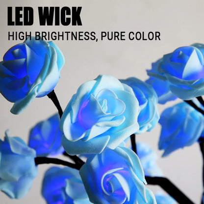 Verzaubern Sie Ihren Raum mit der LED Rosenbaumlampe