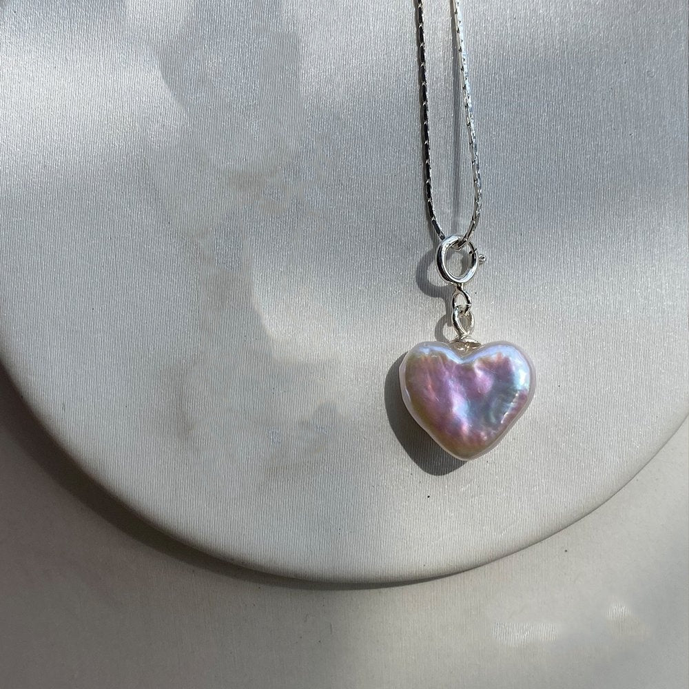 Collier Céleste Nacht der Sterne - Perlen, Mond und Funkelnder Stern