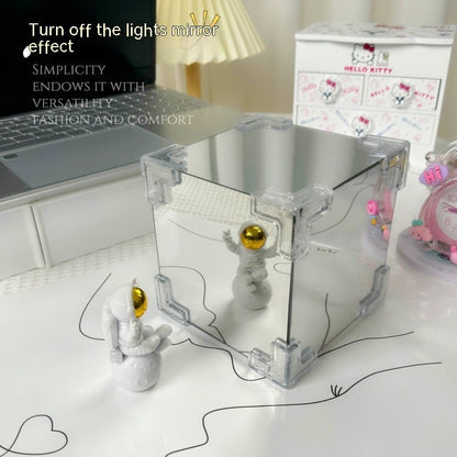 Tulpen Blumenstrauß Würfel Lampe