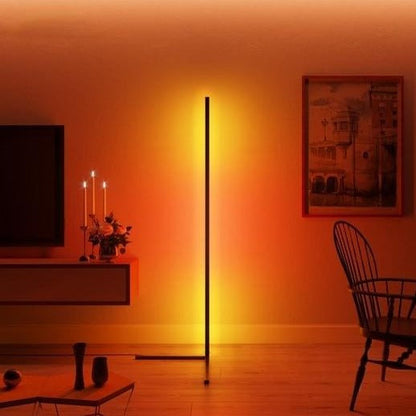 NeoGlow – Futuristische RGB LED Stehlampe mit 16 Millionen Farben, App und Fernbedienung