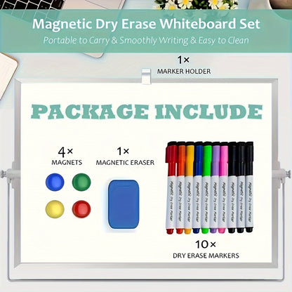 Garduru Magnetisches Whiteboard – Tragbar und beidseitig mit Ständer