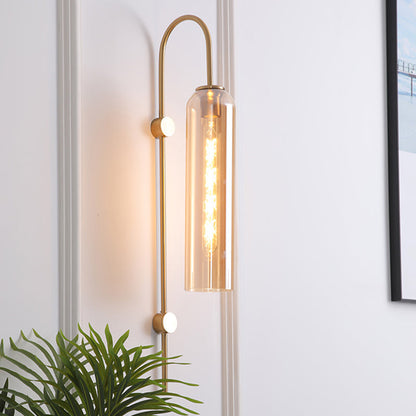 Wandleuchte Modern Glas Metall Wandleuchte
