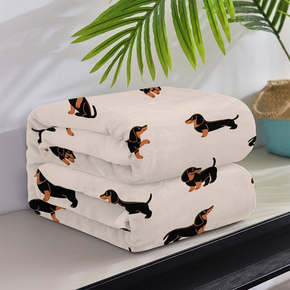 Flanell Hundeliebhaber Decke - Weicher, Bequemer Kuschelwurf für Zuhause & Büro