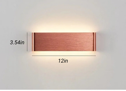 Aluminium Wandleuchte LED Badezimmer Wohnzimmer Wandmontierte Lampe