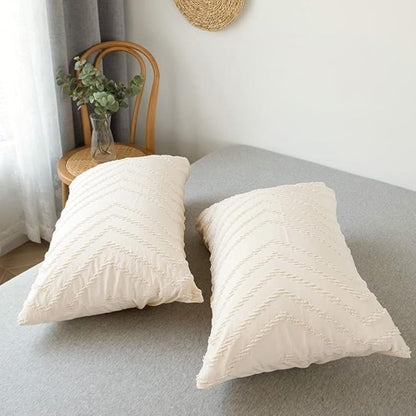 Chevron Plüsch Bettwäsche | 3-teiliges Set