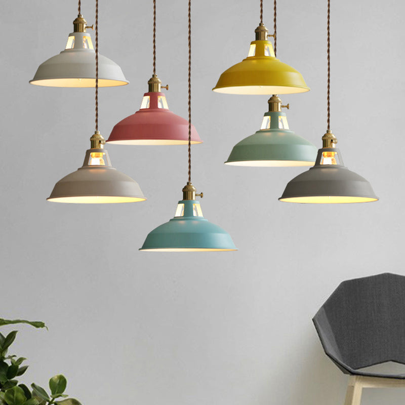 RETRO INDUSTRIAL HANGLIGHT – VINTAGE METAL HANGLIGHT