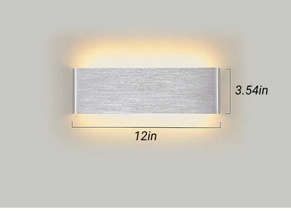 Aluminium Wandleuchte LED Badezimmer Wohnzimmer Wandmontierte Lampe