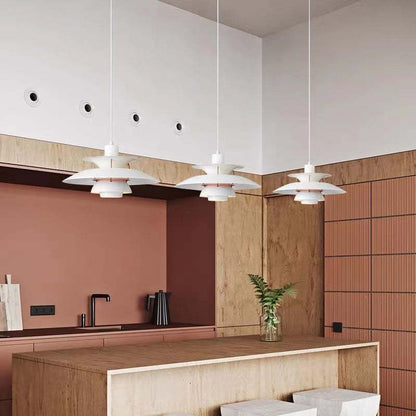 LED Hängeleuchte Morandi – Modernes Design aus farbigem Metall