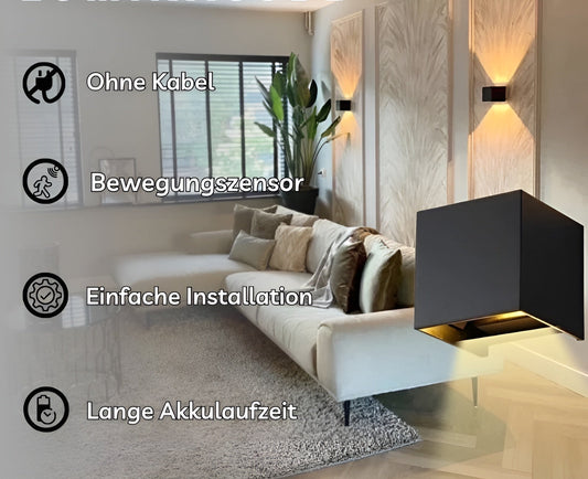 Garduru  - Die kabellose und luxuriöse Wandlampe | 50% RABATT