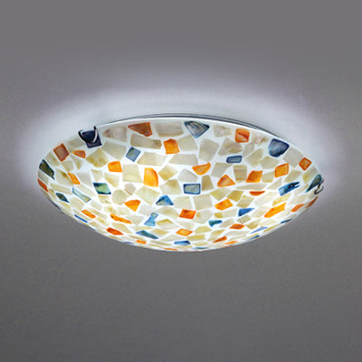 MosaicLight – Vintage-Mosaik-Deckenleuchte mit 1 Licht