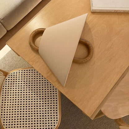 Wandleuchte Moderne Holzstoff Wandleuchte Lampe