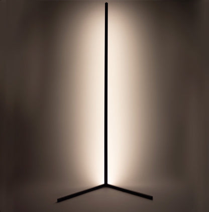Stehlampe Schwarz LED Eckbeleuchtung