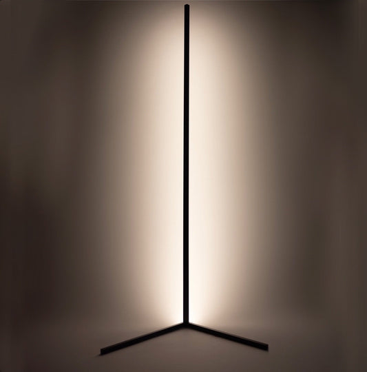 Stehlampe Schwarz LED Eckbeleuchtung