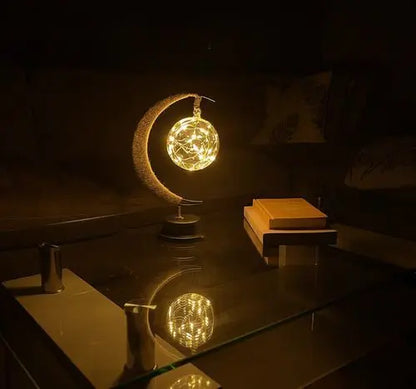 Tischlampe LED Mondlicht für Schlafzimmer