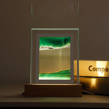 GlowSand - LED Quicksand Nachtlicht Tischlampe