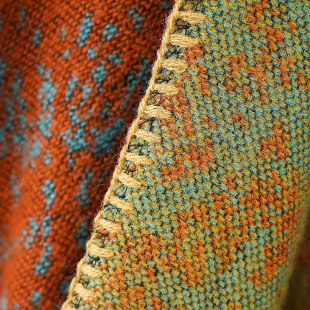 Barockmuster Warm Decke Schal